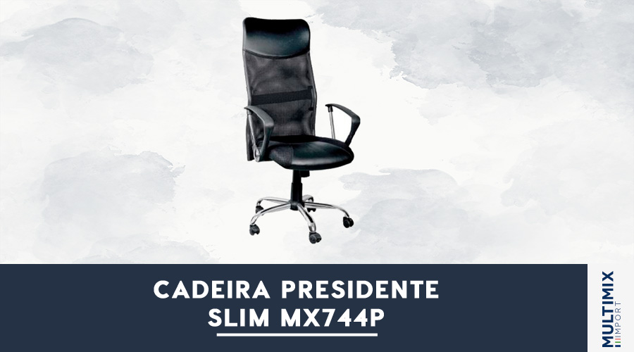 Cadeira Presidente Slim Giratória