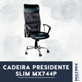 Cadeira Presidente Slim Giratória