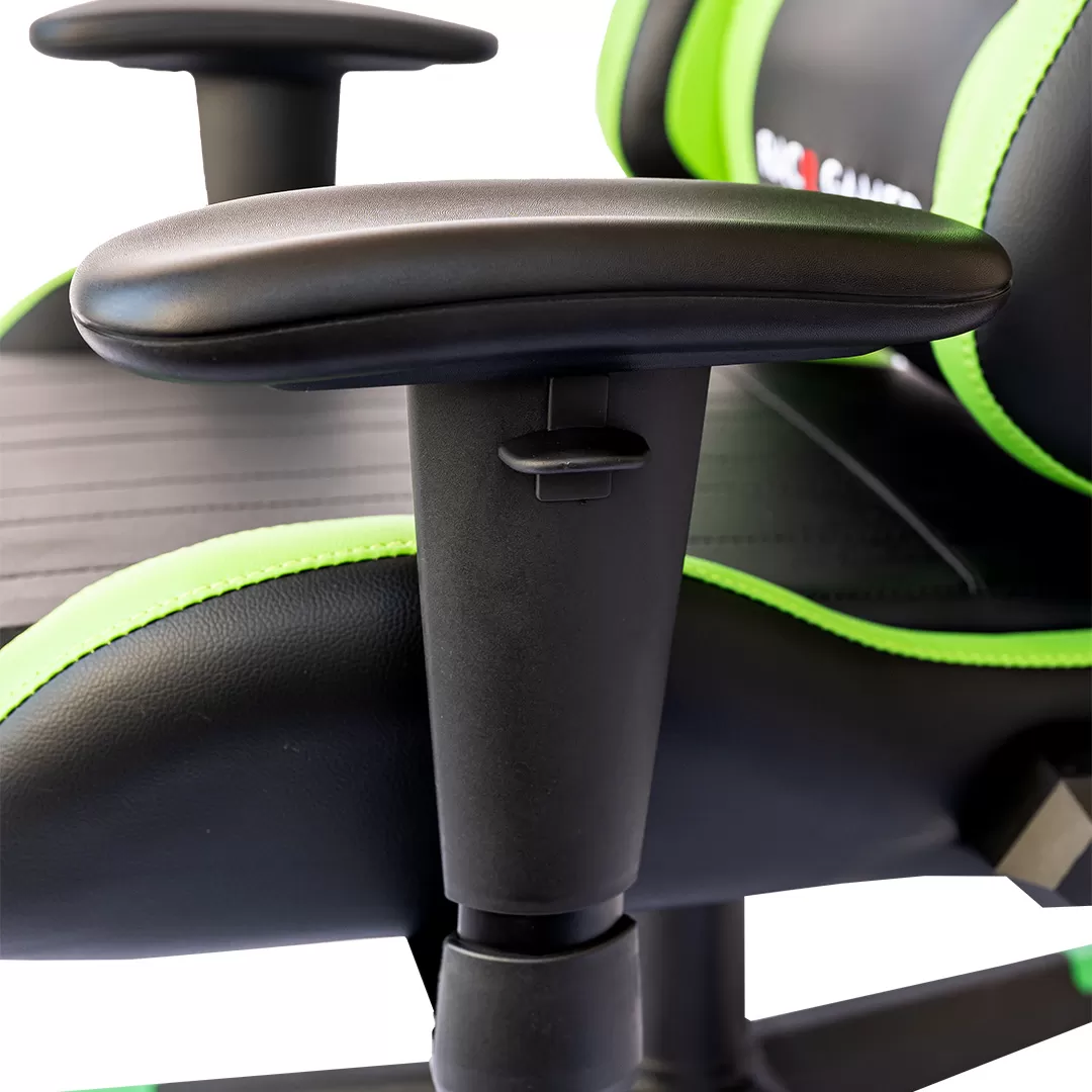 Cadeira PC Gamer Racer Profissional - Preto / Verde. A melhor cadeira PC Gamer. Qualidade excepcional! MXRacer Preto/Verde