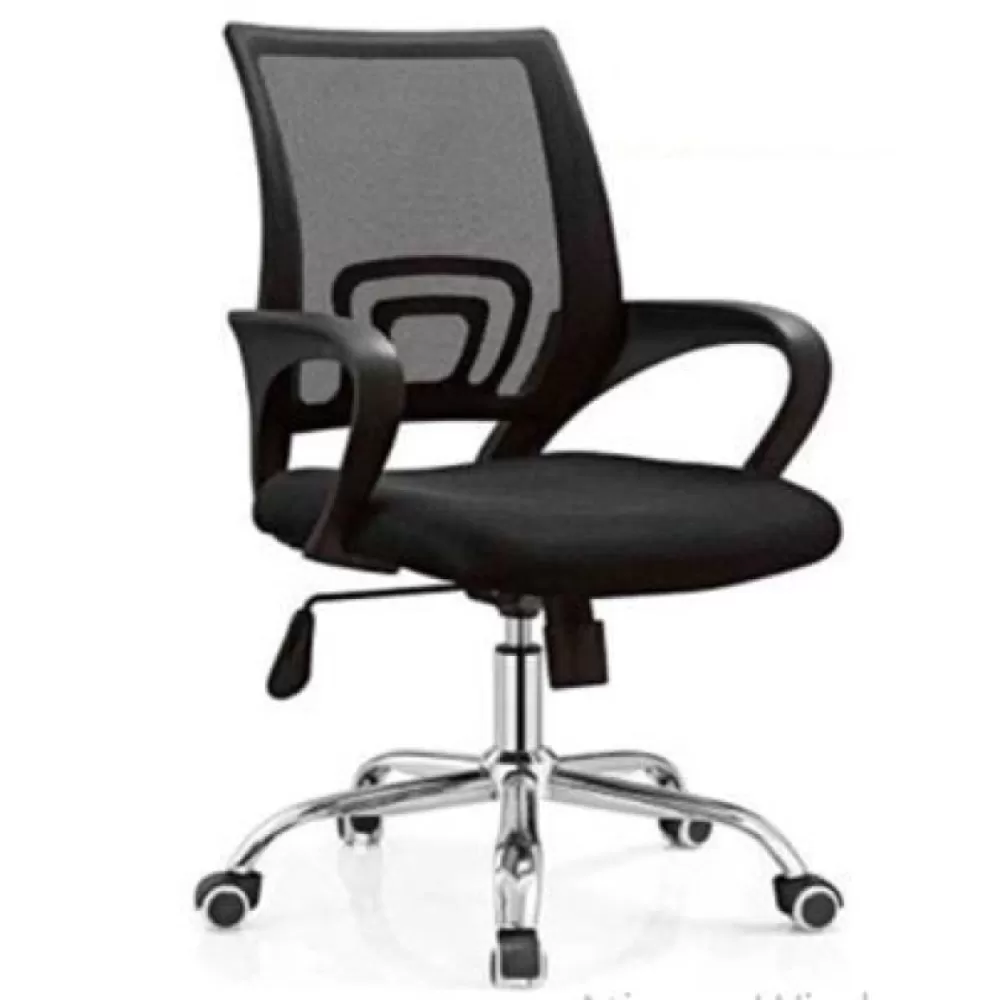 Cadeira Para Escritório ELITE Diretor | Tela Mesh - Assento Estofado, Base Cromada - Cadeira Home Office SUPER OFERTA! MX750D